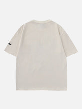 T-Shirt mit Graffiti-Print